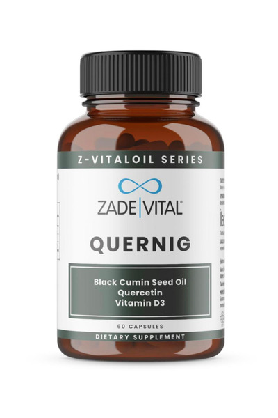 Zade Vital كويرنيج 60 كبسولة (زيت الكوريكسين، كويرسيتين، فيتامين د3)