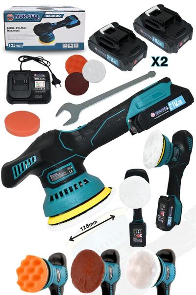Mur-Cell BX3600 Şarjlı Polisaj Makinesi