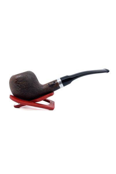 Dapper Bent Apple Briar (Gül Kökü) 9 mm Filtreli El Yapımı Pipo - 3572