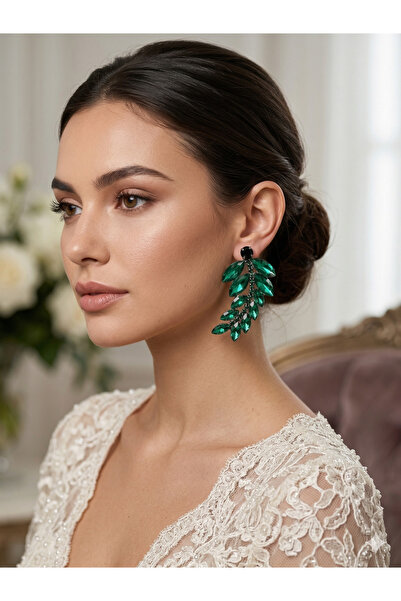 ESPEREST Elagant Model Wedding Bridal Earrings Evening Dress Costume Earrings