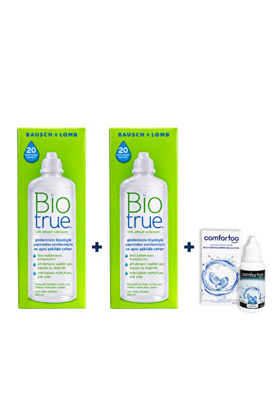 Bausch & Lomb BİO TRUE 300ML 2x ve COMFORTOO 60ML