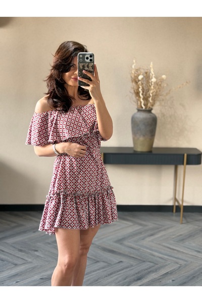 RAMONA BADESCU EXCLUSIVE Φόρεμα με animal print και ανοιχτούς ώμους – ευέλικτ...