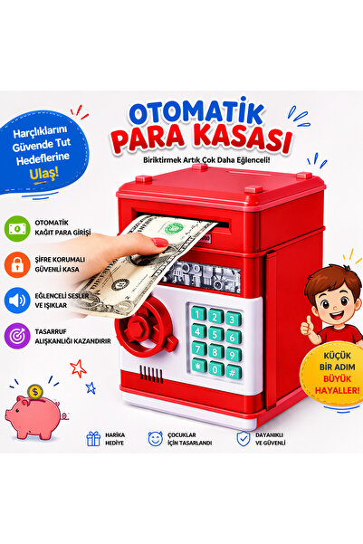 electroawm Şifreli Para Kasası – Sesli Işıklı Çocuk Kumbara