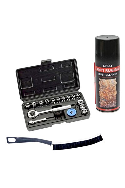 Universal Σετ 13 κλειδιών καρυδάκια 04-13 χιλ. και Αντισκωριακό σπρέι 400 ml/...