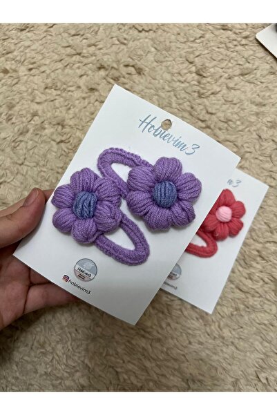 Hobievim3 Knitted Daisy Buckle