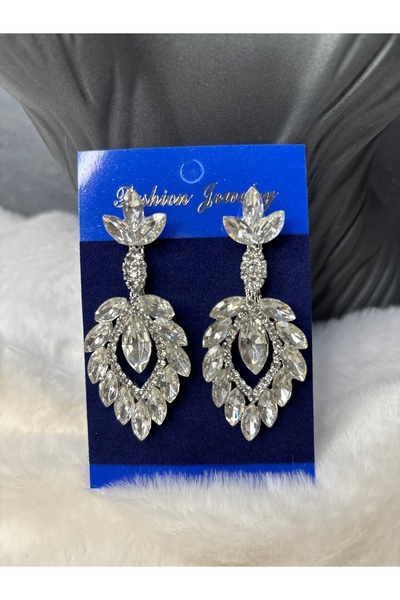Limelia Stylish Earrings with Shiny Stones for Wedding and Henna Bridal Eveni...