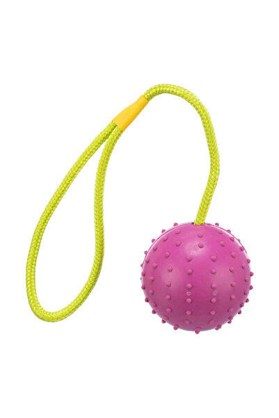 Trixie Jucarie Pentru Caini, Minge Cauciuc Pe Sfoara, 7/30 cm 3308