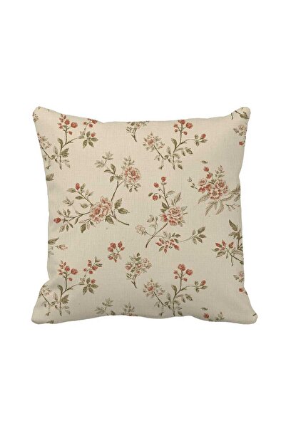 Queen Jera Φλοράλ Κάλυμμα Μαξιλαριού Vintage Floral Διακοσμητική Μαξιλαροθήκη...