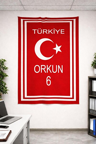 OSMANLI TRİKO Kişiye Özel Triko Battaniye-Türk Bayraklı Battaniye-Türkiye-Mil...