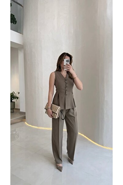 BURKAY Modern Cut Button Detailed Suit