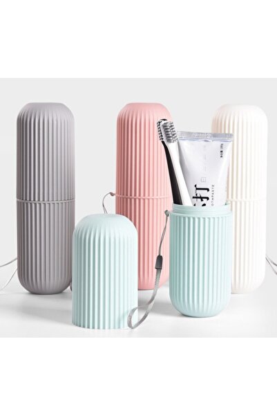 Mersi SHOP Toothbrush and Toothpaste Travel Case – Portable Hygienic Storage ...