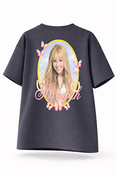 ZAVIXO -Women's Hannah Montana Printed Oversize T-Shirt 100% Cotton |   Comfo...