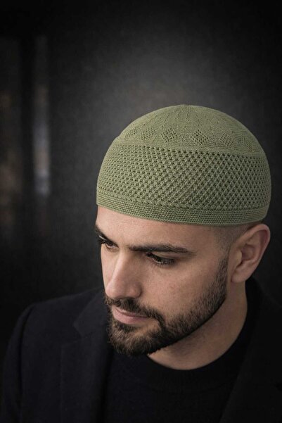 Takke ® Esinti Model – Pamuk Makine Örgü Nefes Alabilir Premium | Haki