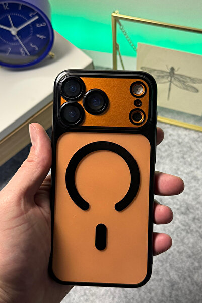 WANNA PROTECT Iphone 17 Pro Max Uyumlu Magsafe Destekli Kamera Ve Darbe Engel...