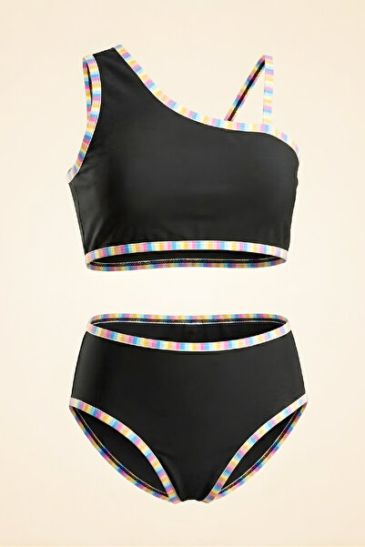 MODANINO Σετ μαγιό για κορίτσια-Ρυθμιζόμενοι ιμάντες, μανίκια και χρωματικές ...