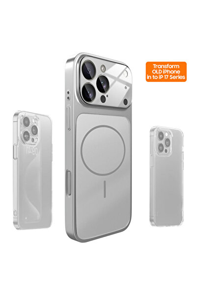 Maxcell Husă MagLens pentru iPhone 14 Pro Max, SlimCase, GlassGuard, Skin S17...