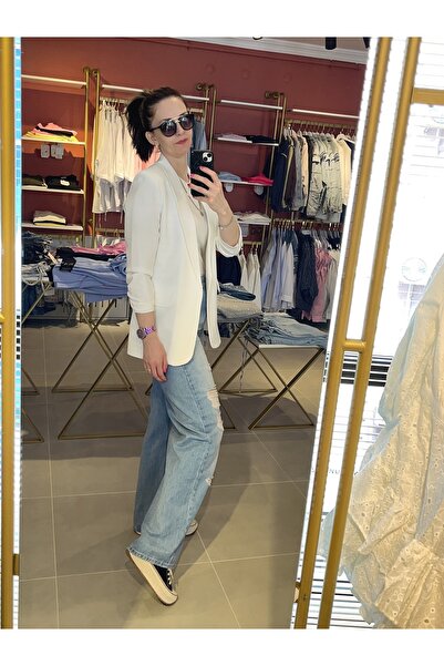Liora by Esra Blazer Ceket Kol Büzgülü