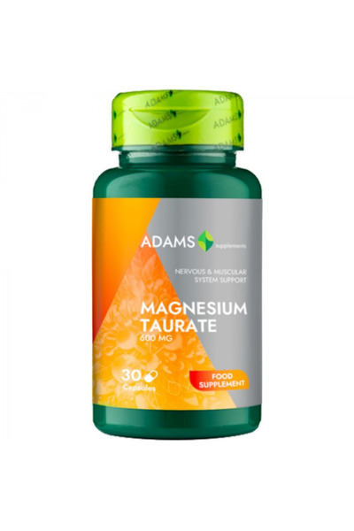 Adams Supplements Taurat de magneziu 30 capsule