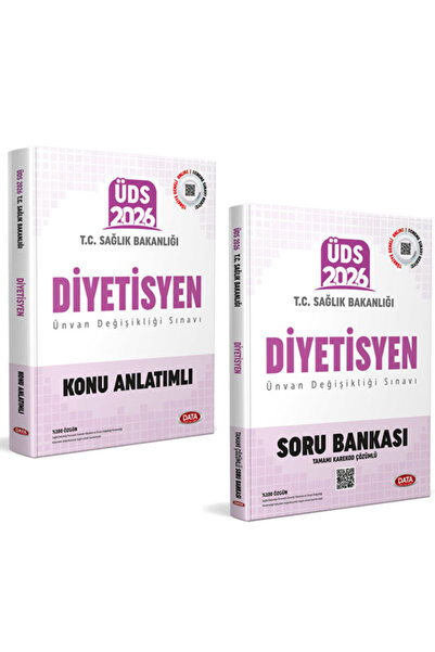 Data Yayınları 2026 ÜDS Sağlık Bakanlığı Diyetisyen Ünvan Değişikliği Sınavı ...