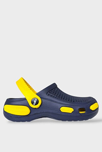 Liger Unisex Comfort Medical Nurse Sabo Slippers Dark Blue - Yellow