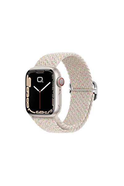 Quse Apple Watch 46mm/45mm/44mm & Series 1-3 42mm ile Uyumlu Ayarlanabilir Ör...