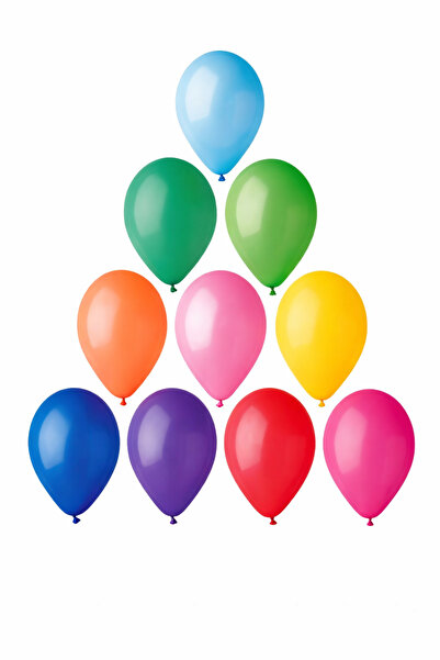 KESKİN SOUND 100 Pcs 9 a Mixed Color Balloons