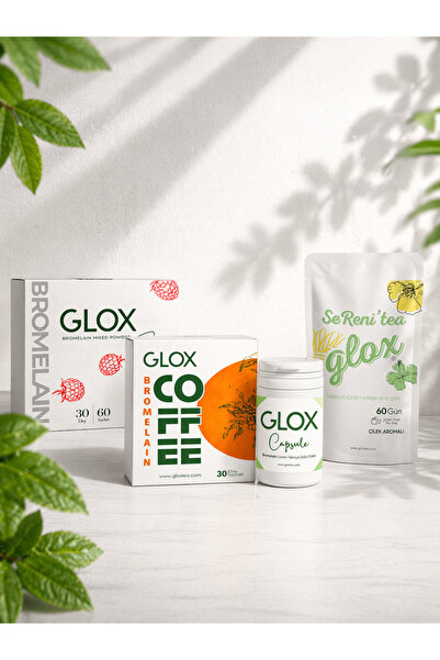 GLOX Tea, Coffee, Capsüle ve Sereni'Tea 180 Adet Kullanım Özel Detoks Paketi