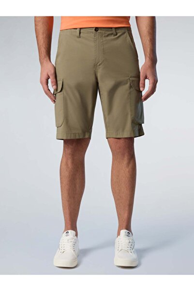 North Sails Regular Fit Pamuklu Stretch Çok Cepli Kargo Erkek Şort