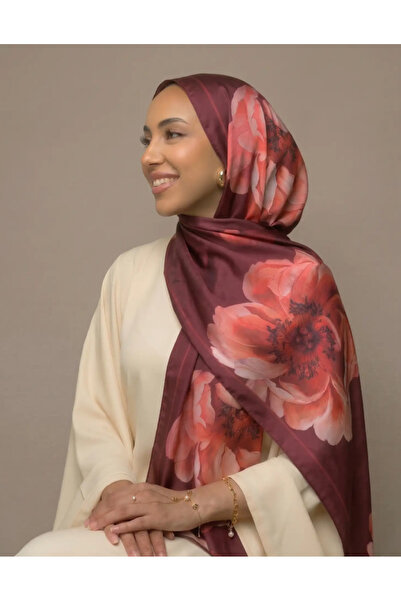 Tuka scarf Çiçek Desen Soft Pamuklu Şal