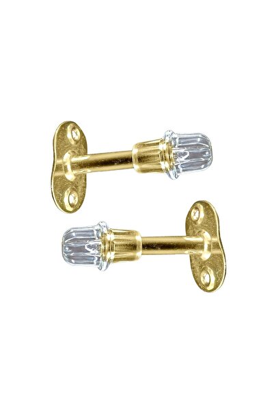 ESBH Kapı Arkası Kolu Stoperi Tamponu Metal Gold Altın 8 Cm Stopu Durdurucusu