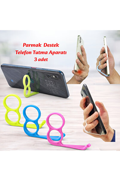 Doori Telefon Parmak Destek Aparatı & Stand | Güvenli Tutuş + Yatay Stand Öze...