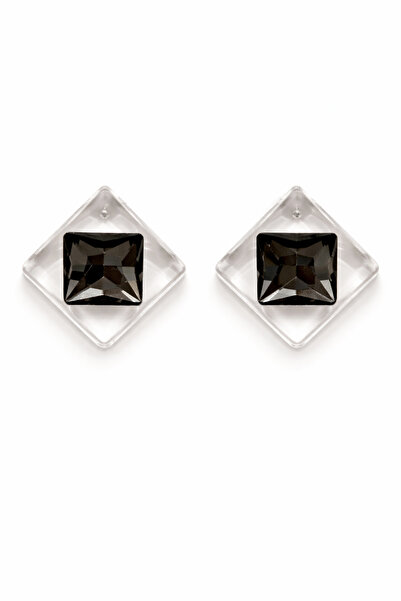 Angelovia Geometric Minimal Women's Steel Earrings