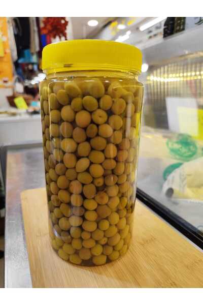 Natural Hatay Halhallı Yeşil Zeytin 1000 gram/1 kg Hal halı zeytin