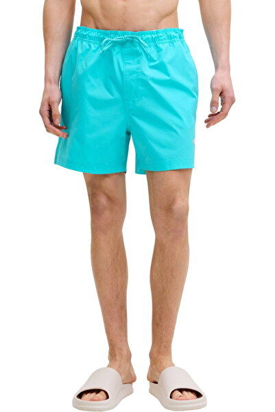 Jack & Jones JACK &JONES Maui Tropic Solid SN σορτς - 12291385-Scuba Blue