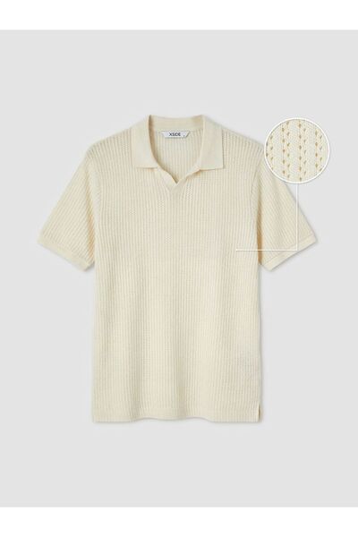 LC Waikiki XSIDE Polo Yaka Penye Ajurlu Erkek Tişört