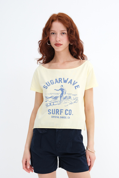 Addax Μπλουζάκι με στάμπα καγιάκ P1899