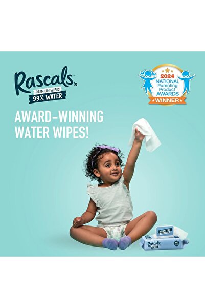 Rascals عبوة مناديل مبللة فاخرة من راسكالز، 216 منديل (72 × 3)
