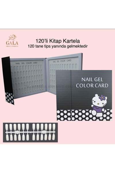 Gökkuşağı KİTAP KARTELA 120 Lİ SİYAH (TİPSLER DAHİL)