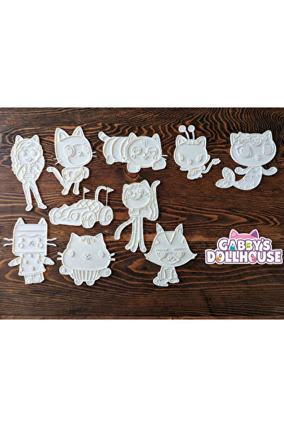 redbuttonkidsstore Gabby's Dollhouse Eğitici ve Eğlenceli Boyama Seti