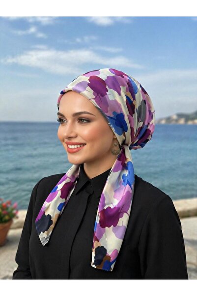 erasra class Scarf Bonnet, Cotton, Hoop Fabric, Non-Slip