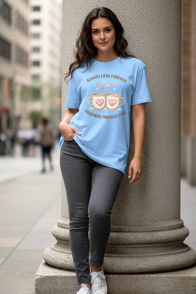 MODEX STYLE Premium 100% Cotton Oversize Heart Printed Unisex T-Shirt Special...