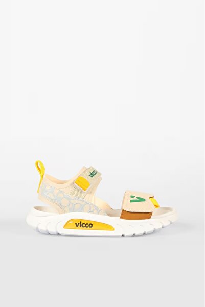 Vicco Παιδικά άνετα πέδιλα Dekan Light Unisex σε μπεζ χρώμα