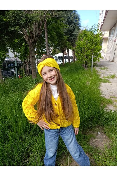 EL ÖRGÜSÜ CİCİ BEBE HAND KNITTED KIDS CARDIGAN