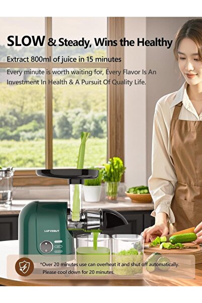 LUFVEBUT Slow Juicer Fully Squeeze Lufvebut-US