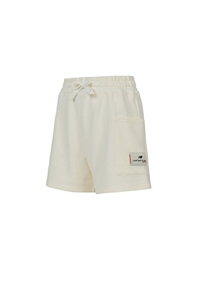 New Balance NB Lifestyle Γυναικείο Σορτς Μπεζ - WNS1605