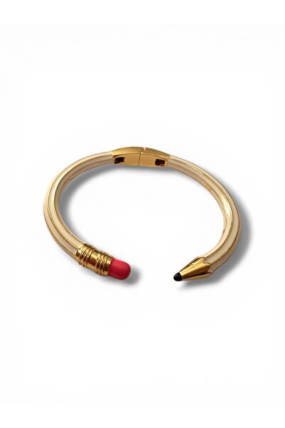 Bo Takı ve Aksesuar Pen Model Colored Enamel Handcuff Bracelets
