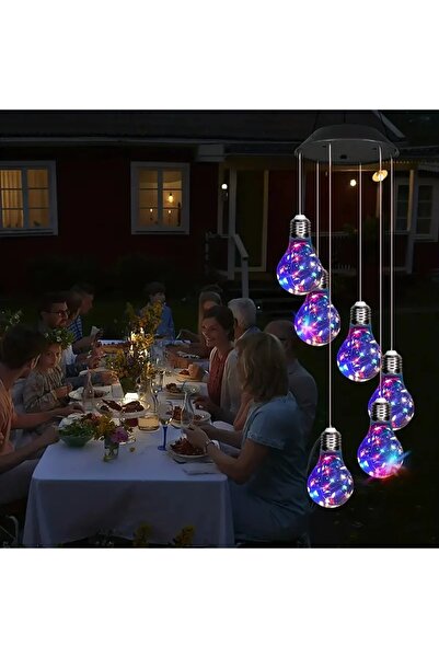 sz master bilişim Güneş Enerjili LED Ampul 7 Renk Bahçe Aydınlatma Dekoratif ...