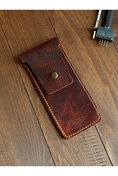 Wild West Crafted غلاف قلم مزخرف مخيط يدويًا، أنيق وعملي. هدية مكتبية وهدية ل...