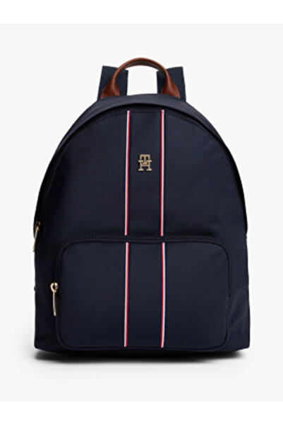 Tommy Hilfiger POPETTE DOME BACKPAC Kadın Mavi Çanta - AW0AW17651