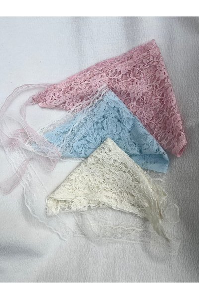 VENÜS MODA by Pınar Baby Children's Bandana Colorful Lace Bandana Scarf Combination Baby Gift